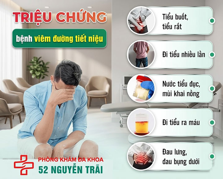 triệu chứng viêm đường tiết niệu