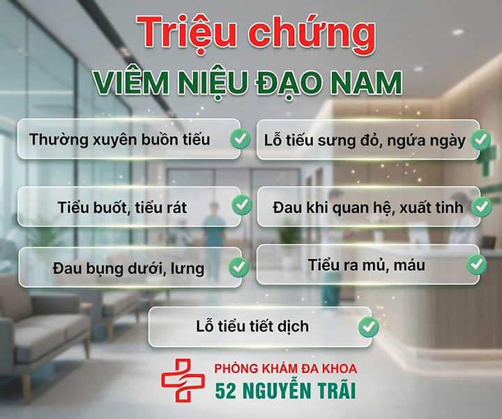 triệu chứng viêm niệu đạo