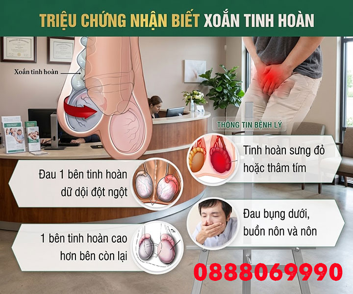 triệu chứng xoắn tinh hoàn
