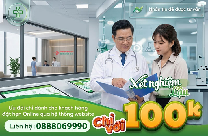 xét nghiệm lậu 100k