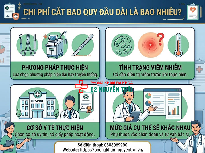 Cắt bao quy đầu dài: Chi phí và lợi ích y khoa cần biết 3 Hình ảnh minh hoạ Chi phí cắt bao quy đầu dài là bao nhiêu?