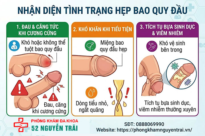 Hẹp bao quy đầu: Dấu hiệu nhận biết và cách điều trị an toàn 2 Ảnh minh hoạ Nhận diện tình trạng hẹp bao quy đầu