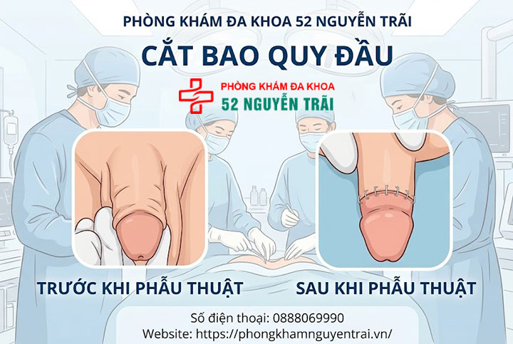 Cắt bao quy đầu dài: Chi phí và lợi ích y khoa cần biết 2 Hình ảnh minh hoạ phẫu thuật dài bao quy đầu