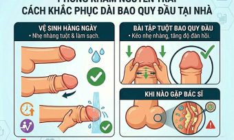 Cách khắc phục dài bao quy đầu tại nhà