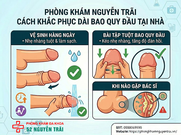 Cách khắc phục dài bao quy đầu tại nhà và cảnh báo từ bác sĩ 2 Cách khắc phục dài bao quy đầu tại nhà