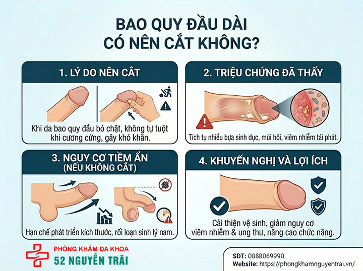 Bao quy đầu dài có nên cắt không? Tư vấn từ chuyên gia Nam học 2 Hình ảnh minh hoạ Bao quy đầu dài có nên cắt không?