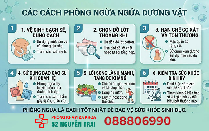 Nguyên Nhân Ngứa Dương Vật, Tư Vấn Cách Khắc Phục 9 Các cách phòng ngừa ngứa dương vật
