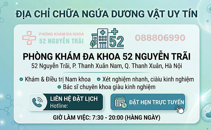 Nguyên Nhân Ngứa Dương Vật, Tư Vấn Cách Khắc Phục 11 Địa chỉ chữa ngứa dương vật