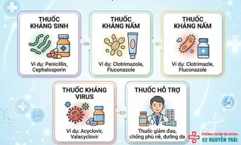 Các Nhóm Thuốc Trị Viêm Loét Bao Quy Đầu