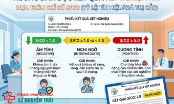 Cách đọc kết quả xét nghiệm HIV: hiểu đúng chỉ số S/CO