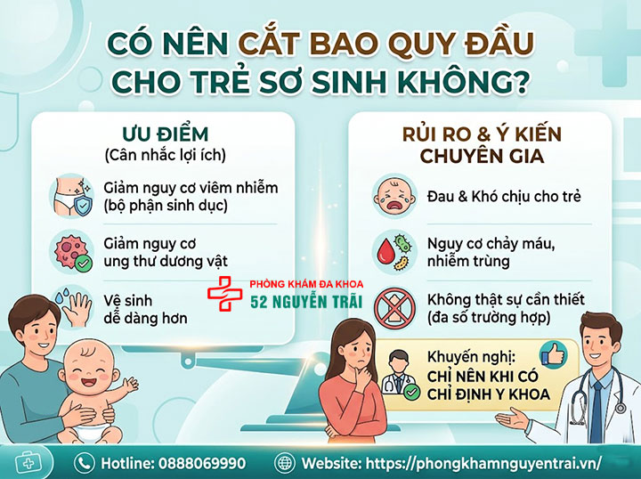 Cắt Bao Quy Đầu Cho Trẻ: Khi Nào Cần Và Độ Tuổi Phù Hợp 3 Có nên cắt bao quy đầu cho trẻ sơ sinh không?