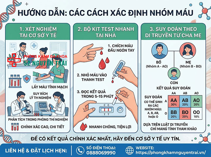 Xét nghiệm nhóm máu: Quy trình và cách đọc kết quả 1 Có những cách nào để xác định nhóm máu?