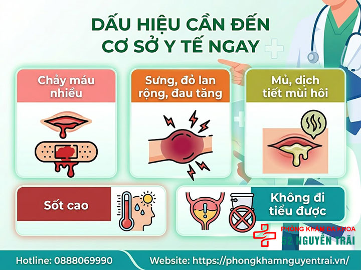 Cắt Bao Quy Đầu Bao Lâu Thì Lành? Giải Đáp Chi Tiết 8 Dấu hiệu cần đến cơ sở y tế ngay trong quá trình hồi phục