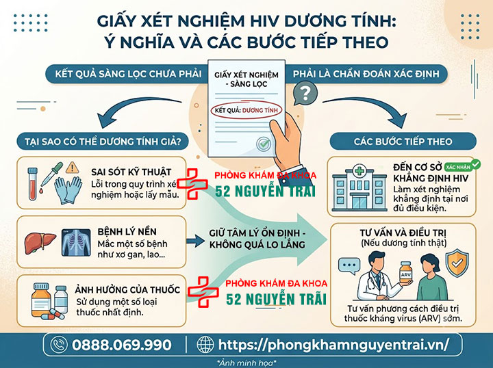 Cách đọc kết quả xét nghiệm HIV và quy trình bảo mật 4 Giấy xét nghiệm HIV dương tính: ý nghĩa và các bước tiếp theo