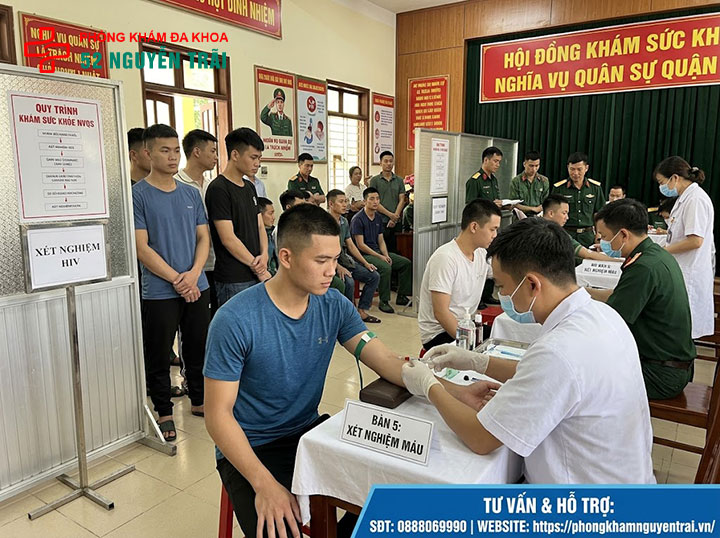 Khám sức khỏe đi làm có bắt buộc xét nghiệm HIV không? 3 Khám nghĩa vụ quân sự có xét nghiệm HIV không?
