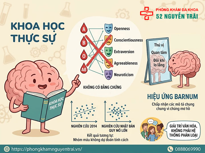 Tính cách theo nhóm máu A, B, O, AB: Đúng không? 7 Khoa học thực sự nói gì?