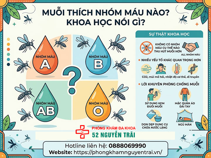 Nhóm máu và văn hóa Nhật: Vì sao họ quan tâm? 3 Muỗi thích nhóm máu nào? Khoa học nói gì?