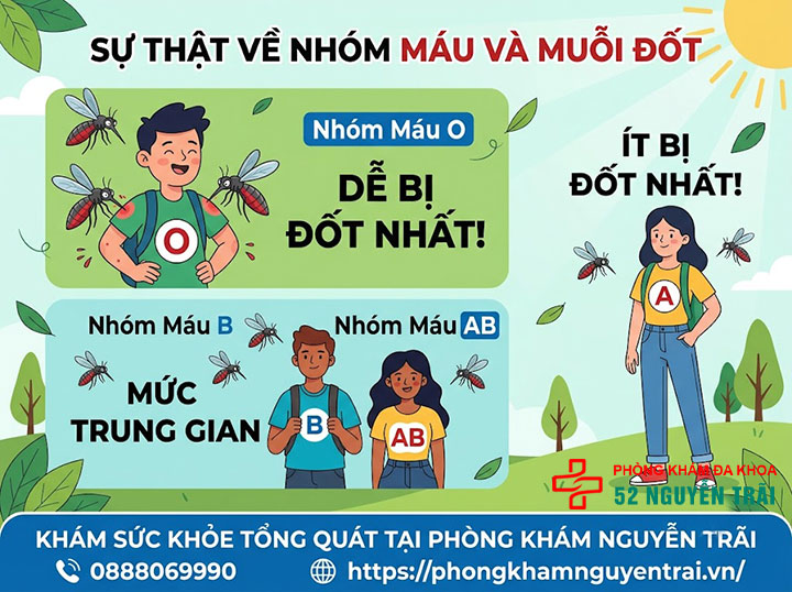 Nhóm máu và văn hóa Nhật: Vì sao họ quan tâm? 5 Nhóm máu AB bị muỗi đốt nhiều nhất không?