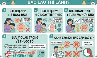 Nong bao quy đầu bao lâu thì lành