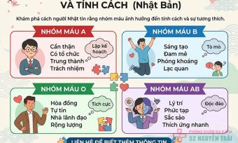 Tính cách theo nhóm máu A, B, O, AB: Đúng không?