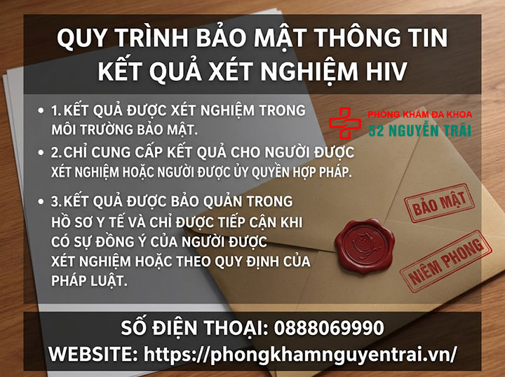 Cách đọc kết quả xét nghiệm HIV và quy trình bảo mật 5 Quy trình bảo mật thông tin kết quả xét nghiệm HIV theo quy định pháp luật