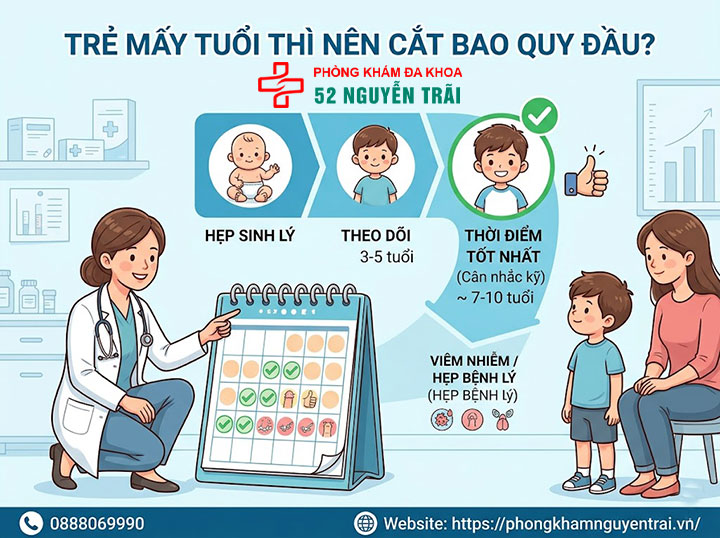 Cắt Bao Quy Đầu Cho Trẻ: Khi Nào Cần Và Độ Tuổi Phù Hợp 4 Trẻ mấy tuổi thì nên cắt bao quy đầu