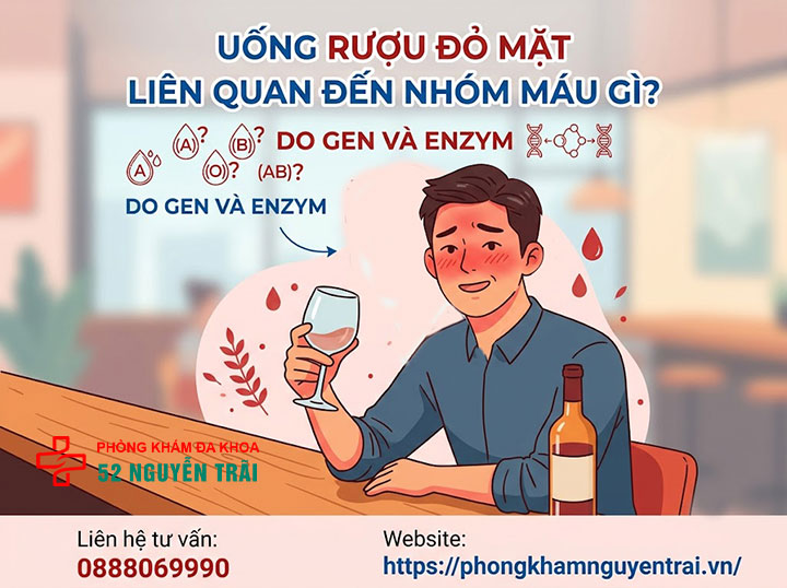 Nhóm máu và văn hóa Nhật: Vì sao họ quan tâm? 6 Uống rượu đỏ mặt liên quan đến nhóm máu gì?