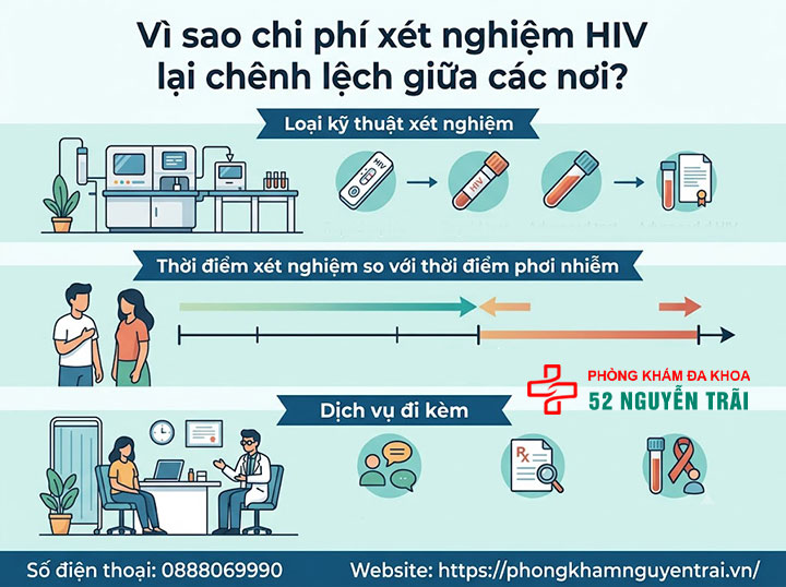 Xét nghiệm HIV bao nhiêu tiền? Bảng giá chi tiết 2026 1 Vì sao chi phí xét nghiệm HIV lại chênh lệch giữa các nơi?