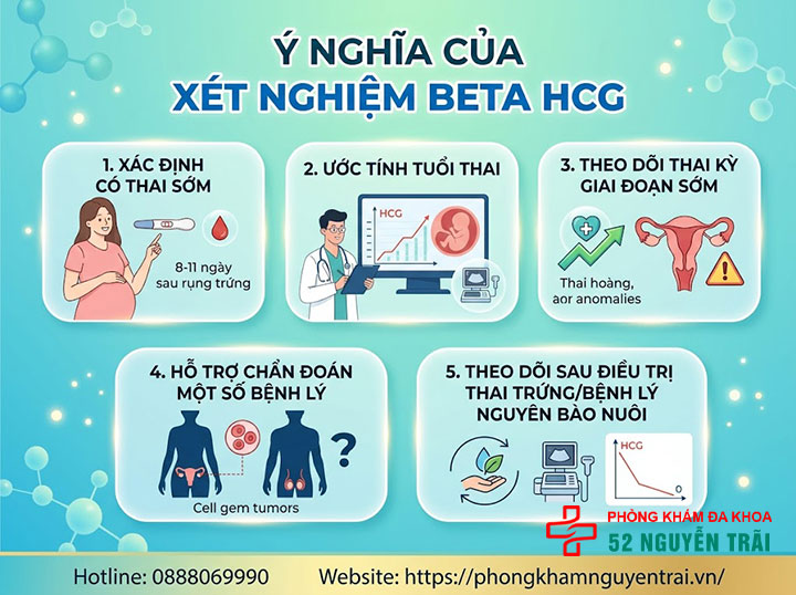 Xét nghiệm Beta HCG là gì? Ý nghĩa và khi nào cần làm 2 Ý nghĩa của xét nghiệm Beta HCG