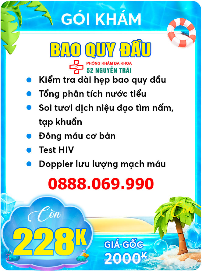 Hè rực rỡ - Ưu đãi hết cỡ từ ngày 01/6/2026 – 30/6/2026. 3 Gói khám bao quy đầu