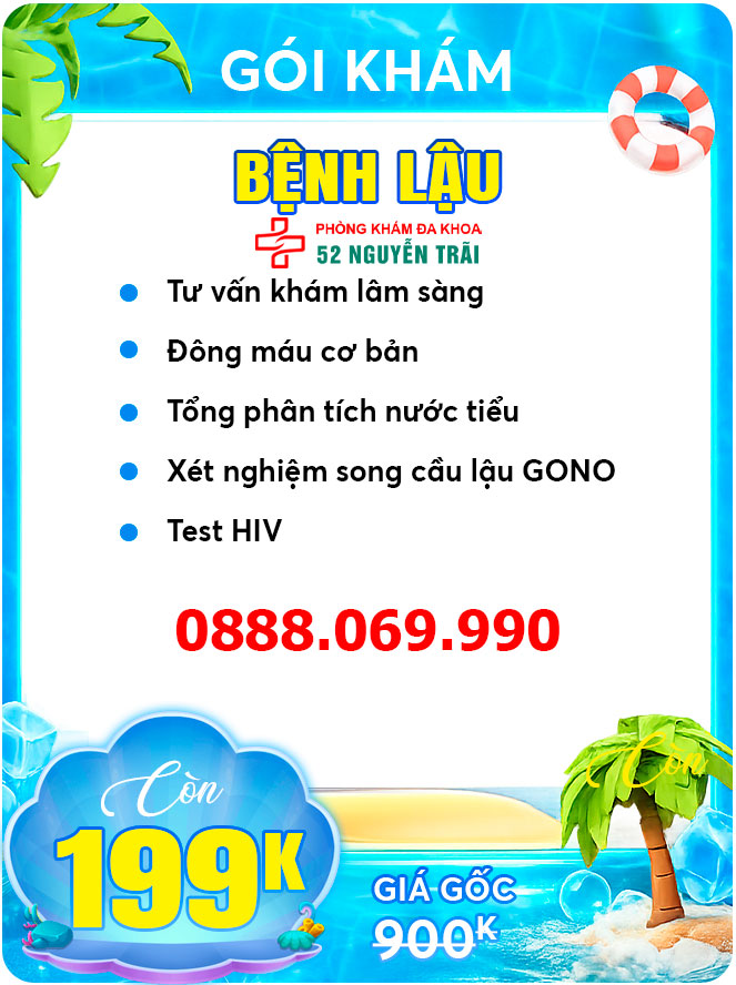 Hè rực rỡ - Ưu đãi hết cỡ từ ngày 01/6/2026 – 30/6/2026. 9 Gói khám bệnh lậu