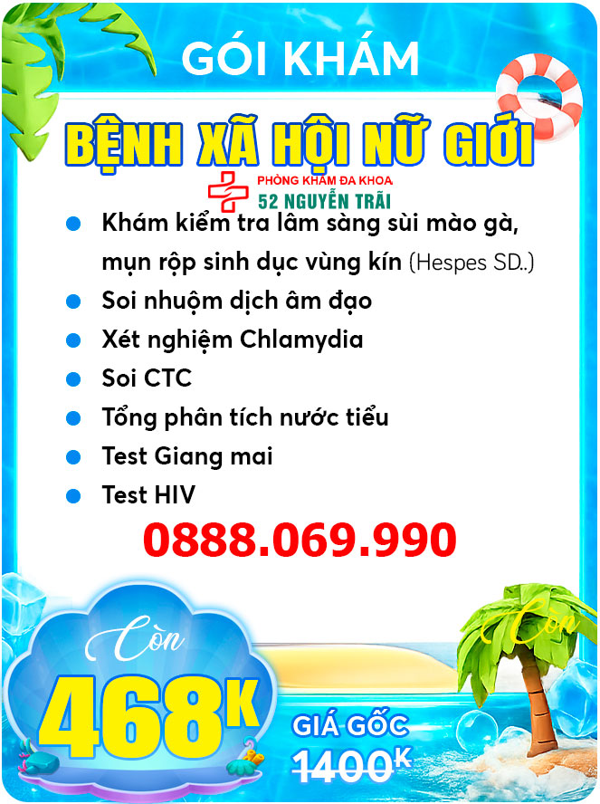 Hè rực rỡ - Ưu đãi hết cỡ từ ngày 01/6/2026 – 30/6/2026. 7 Gói khám bệnh xã hội nữ
