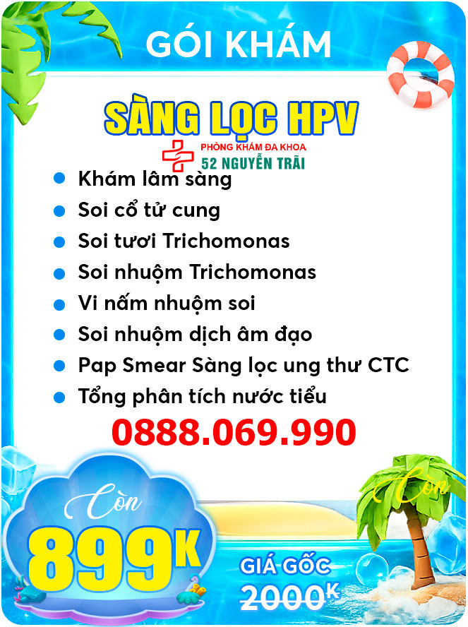 Hè rực rỡ - Ưu đãi hết cỡ từ ngày 01/6/2026 – 30/6/2026. 11 Gói khám sàng lọc HPV