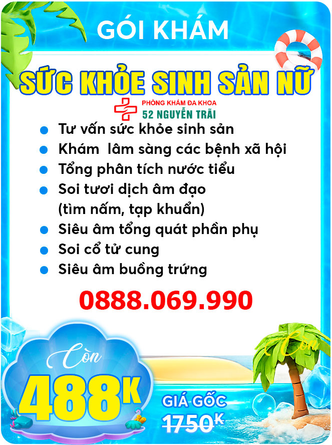 Hè rực rỡ - Ưu đãi hết cỡ từ ngày 01/6/2026 – 30/6/2026. 13 Gói khám sức khoẻ sinh sản nữ