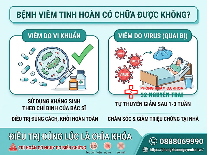 Viêm Tinh Hoàn Uống Thuốc Gì? Phác Đồ Điều Trị Chuẩn 1 Bệnh Viêm Tinh Hoàn Có Chữa Được Không?