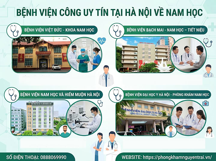 Khám Liệt Dương Ở Đâu? Địa Chỉ Uy Tín Hà Nội, TP.HCM 2 Bệnh viện công uy tín tại Hà Nội