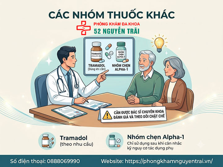 Cách chữa xuất tinh sớm: Phác đồ và thuốc hiệu quả 5 Các nhóm thuốc khác