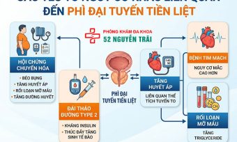 Các yếu tố nguy cơ khác liên quan đến phì đại tuyến tiền liệt