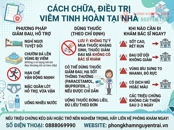 Viêm Tinh Hoàn Nên Ăn Gì, Kiêng Gì? Có Quan Hệ Được? 3 Cách Chữa, Điều Trị Viêm Tinh Hoàn Tại Nhà