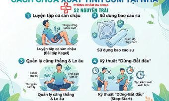Cách chữa xuất tinh sớm tại nhà không dùng thuốc hiệu quả
