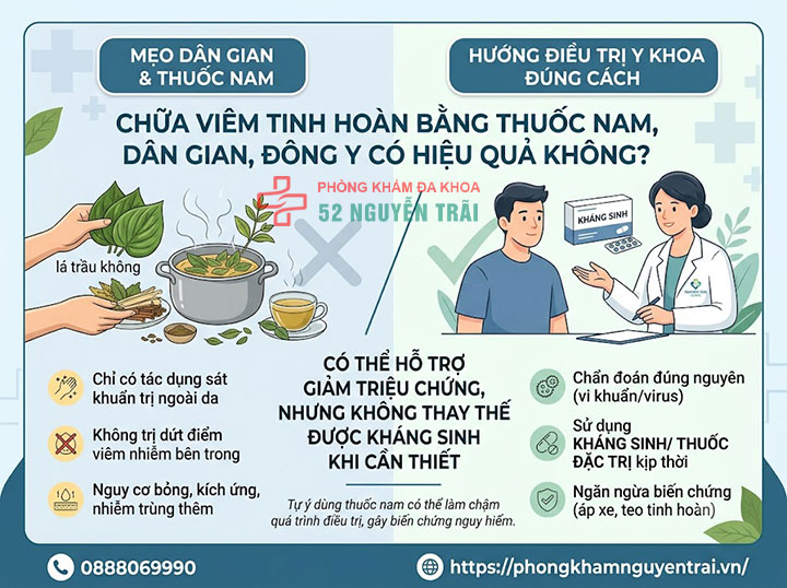 Viêm Tinh Hoàn Uống Thuốc Gì? Phác Đồ Điều Trị Chuẩn 5 Chữa Viêm Tinh Hoàn Bằng Thuốc Nam, Dân Gian, Đông Y Có Hiệu Quả Không?