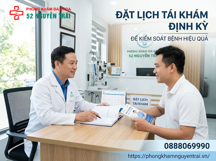 Viêm tuyến tiền liệt mãn tính có chữa khỏi được không? 6 Đặt lịch tái khám định kỳ để kiểm soát bệnh hiệu quả