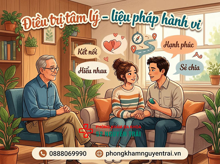 Cách chữa xuất tinh sớm: Phác đồ và thuốc hiệu quả 8 Điều trị tâm lý – liệu pháp hành vi tình dục