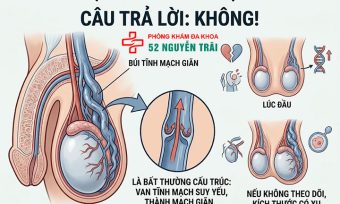 Giãn tĩnh mạch thừng tinh có tự khỏi không? Sự thật bạn cần biết