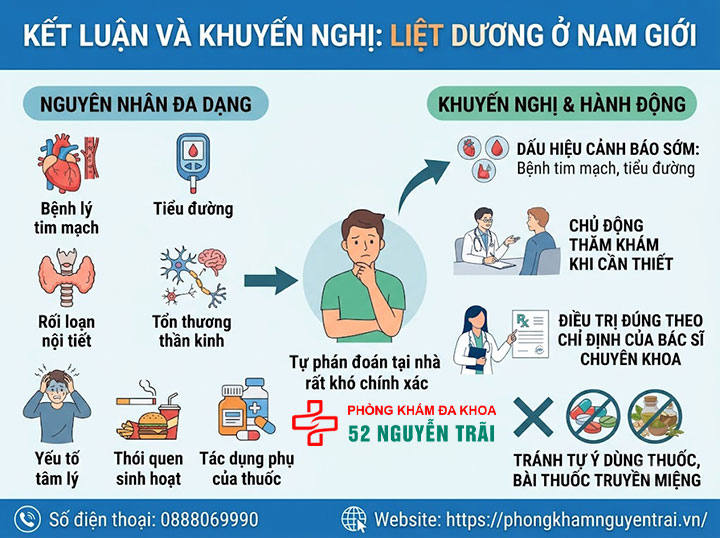 Nguyên Nhân Liệt Dương Ở Nam Giới – Thực Thể Đến Tâm Lý 5 Kết luận và khuyến nghị liệt dương ở nam giới