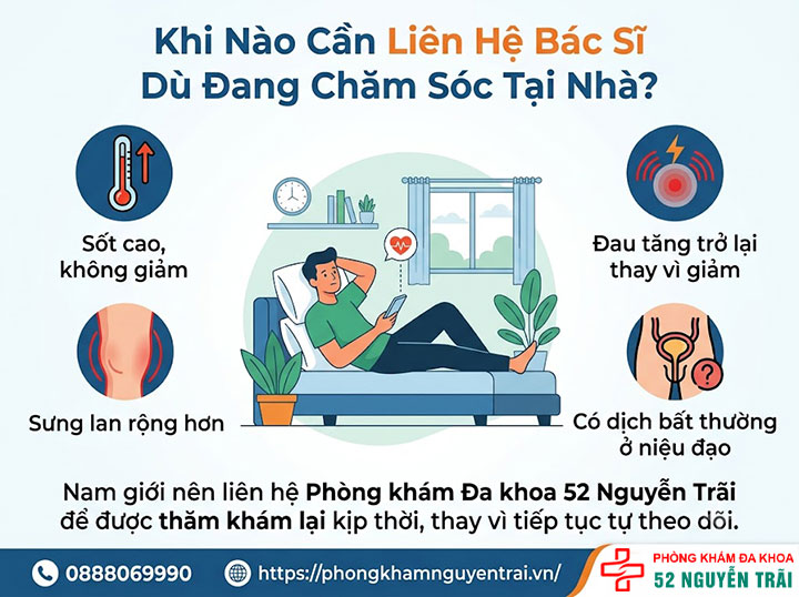 Viêm Mào Tinh Hoàn Nên Ăn Gì, Kiêng Gì? Chăm Sóc Sao? 6 Khi Nào Cần Liên Hệ Bác Sĩ Dù Đang Chăm Sóc Tại Nhà?