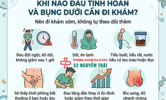 Khi nào đau tinh hoàn và bụng dưới cần đi khám?
