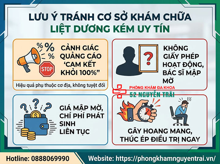Khám Liệt Dương Ở Đâu? Địa Chỉ Uy Tín Hà Nội, TP.HCM 6 Lưu ý tránh cơ sở khám chữa kém uy tín