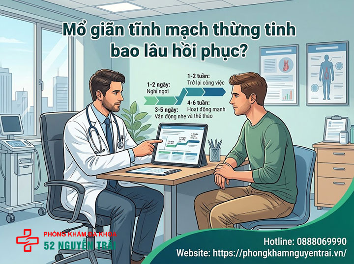 Sau Mổ Giãn Tĩnh Mạch Thừng Tinh: Hồi Phục Bao Lâu? 1 Mổ giãn tĩnh mạch thừng tinh bao lâu hồi phục?