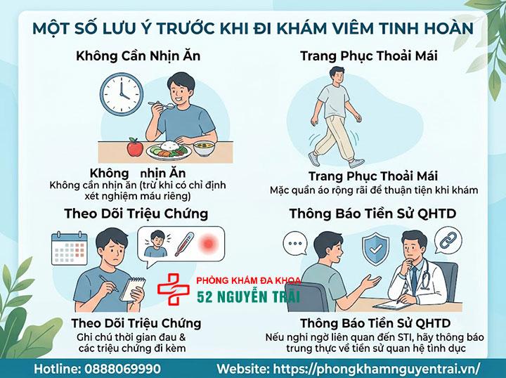 Viêm Tinh Hoàn Khám Ở Đâu? Chi Phí Khám Chữa Bao Nhiêu? 7 Một Số Lưu Ý Trước Khi Đi Khám Viêm Tinh Hoàn